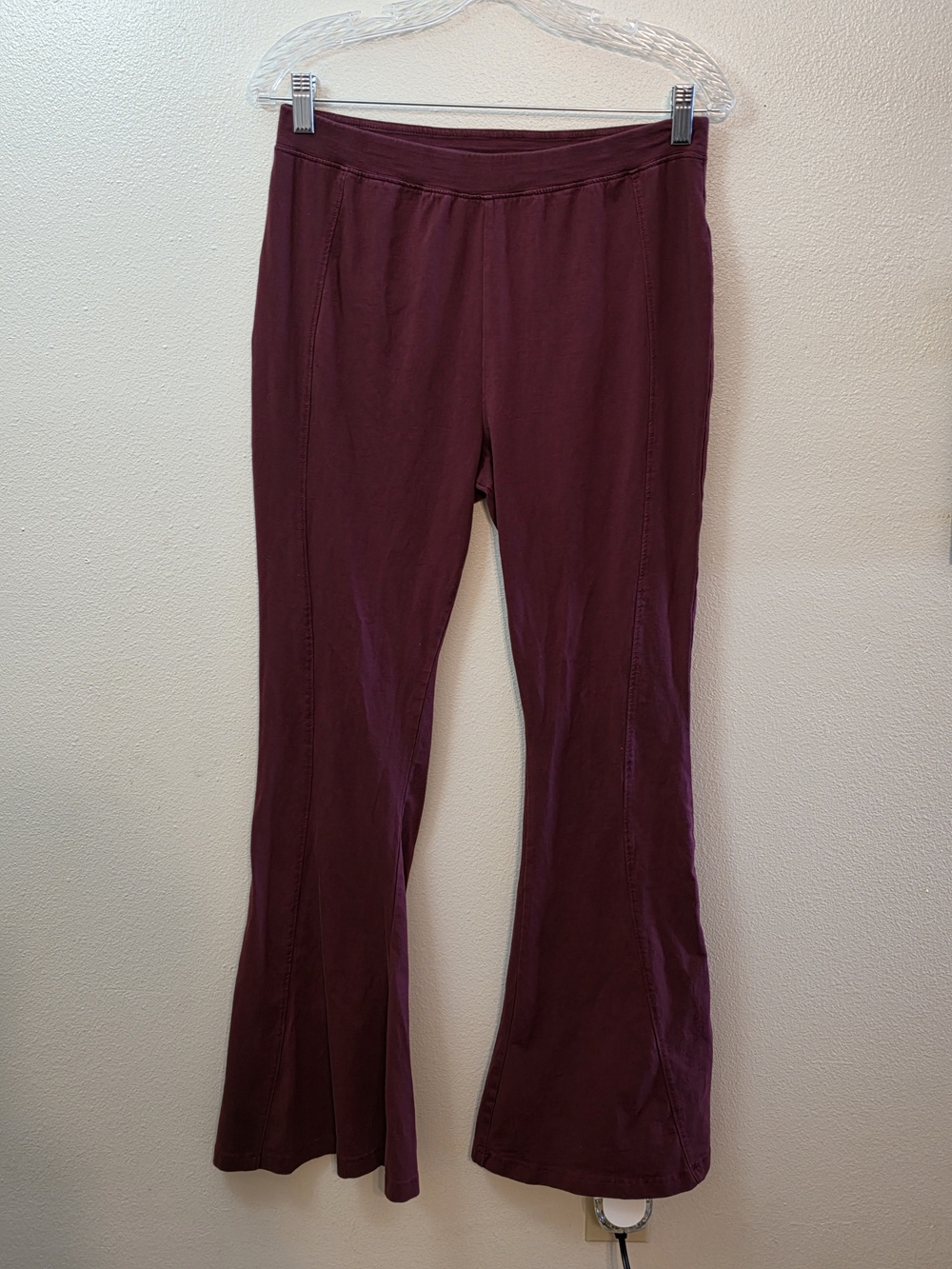 Urban Outfitters Wine Flare Pull-On Pants